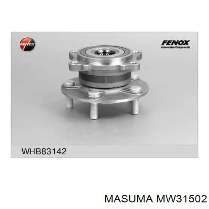 Маточини задніх коліс Masuma MW31502 ціна, від 39.27 USD