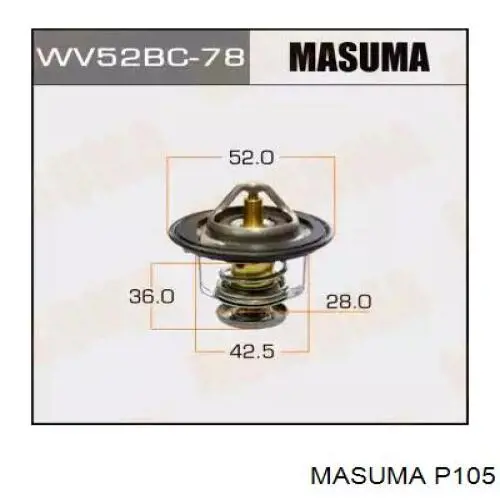 P105 Masuma термостат