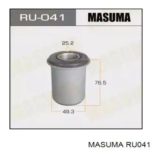 RU041 Masuma Сайлентблок переднього верхнього важеля