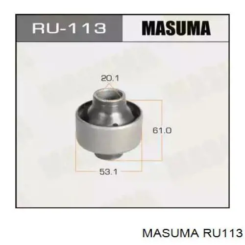 RU113 Masuma Сайлентблок переднього нижнього важеля