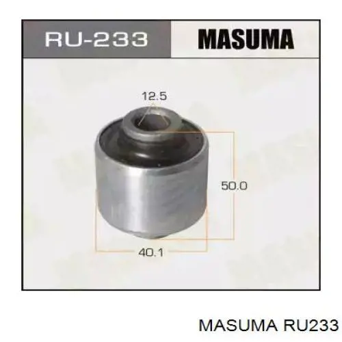 Сайлентблок заднього поперечного важеля, зовнішній Masuma RU233 ціна, від 11.27 USD