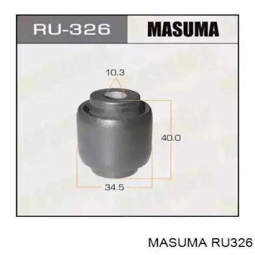 RU326 Masuma Сайлентблок переднього верхнього важеля