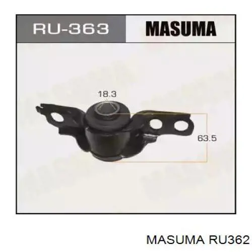 Сайлентблок переднього важеля RU362 Masuma