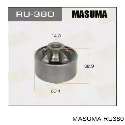 Сайлентблок нижнього важеля передньої підвіски Masuma RU380 ціна, від 7.36 USD
