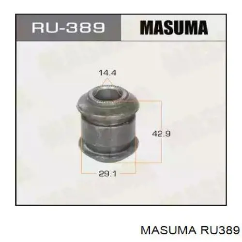 RU389 Masuma Сайлентблоки поздовжніх важелів передньої підвіски