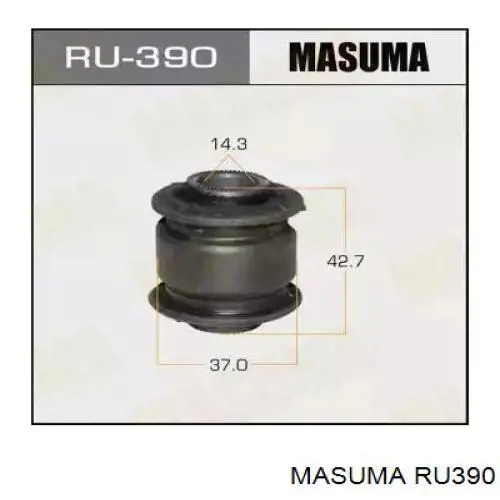 Купити RU390 Masuma Сайлентблок заднього поздовжнього важеля, задній