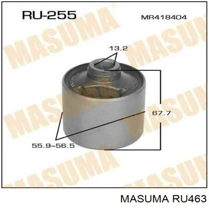RU463 Masuma Сайлентблок балки моста