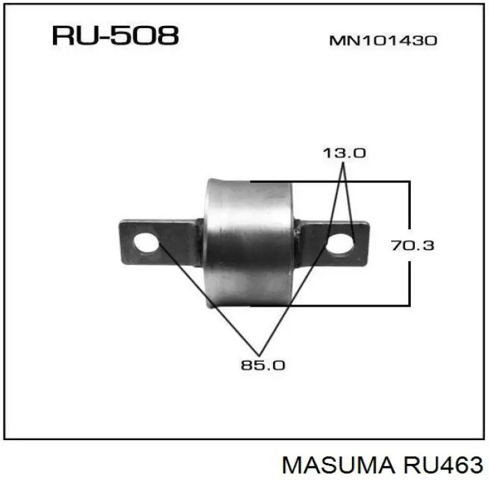 Сайлентблок задньої балки/підрамника Masuma RU463 ціна, від 15.02 USD