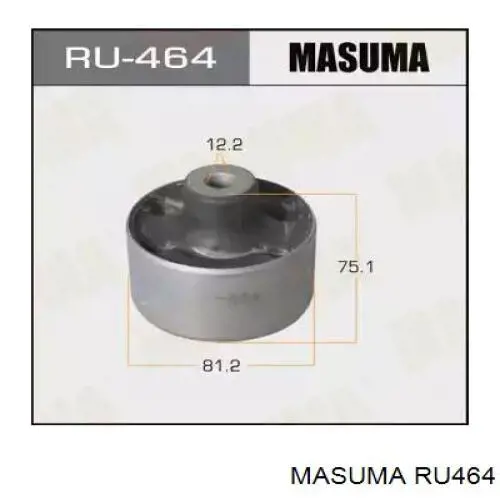 Сайлентблок заднього поздовжнього нижнього важеля Masuma RU464 ціна, від 13.85 USD