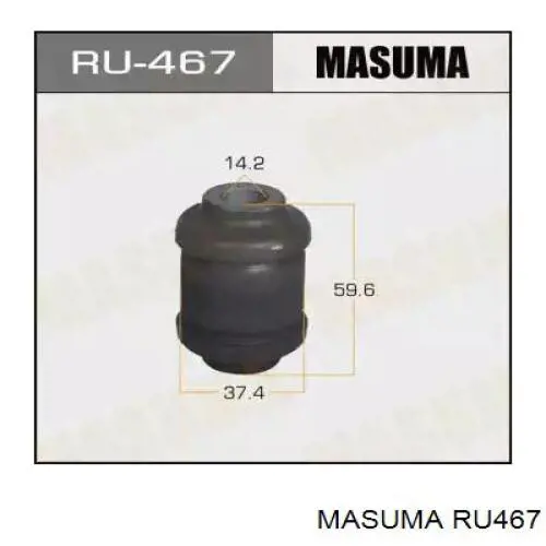 Сайлентблок переднього важеля RU467 Masuma