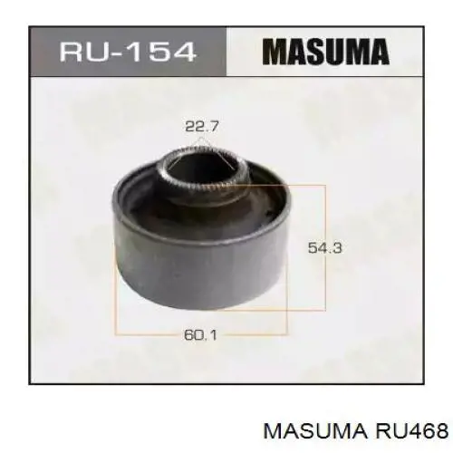 Сайлентблок заднього поперечного важеля Masuma RU468 ціна, від 4.04 USD