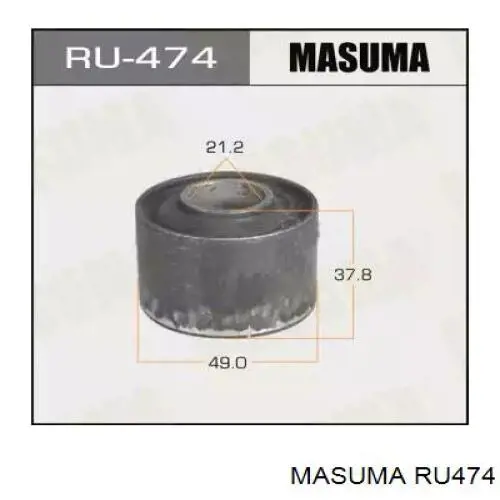 Сайлентблок нижнього важеля передньої підвіски Masuma RU474 ціна, від 5.54 USD