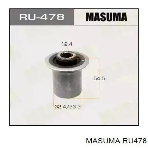 Сайлентблок заднього нижнього важеля Masuma RU478 ціна, від 6.71 USD