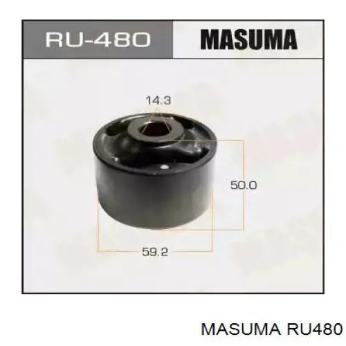 RU480 Masuma сайлентблок заднього поздовжнього важеля, передній