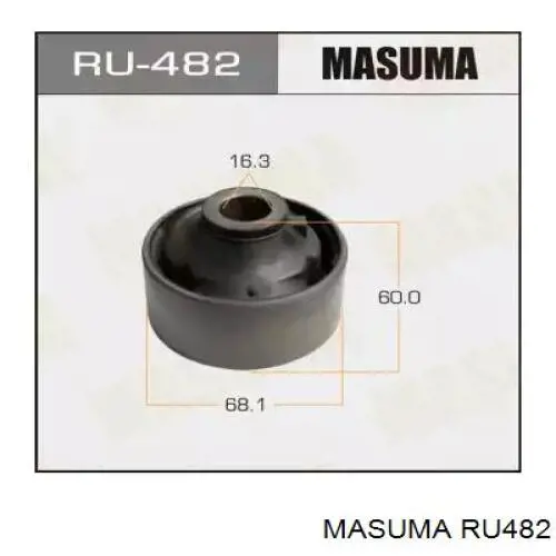 RU482 Masuma Сайлентблок переднього нижнього важеля