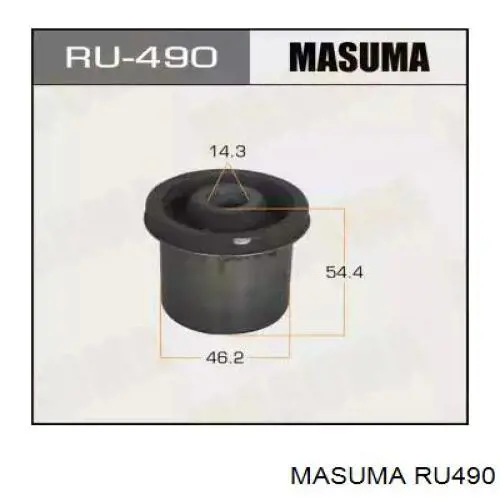 Сайлентблок переднього верхнього важеля Masuma RU490 ціна, від 6.82 USD