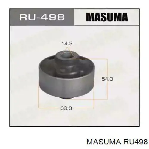Купити RU498 Masuma Сайлентблок передньої підвіски