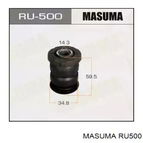 Сайлентблок нижнього важеля передньої підвіски Masuma RU500 ціна, від 6.42 USD
