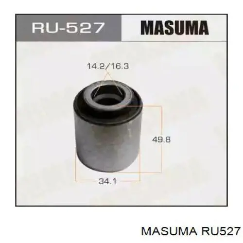 RU527 Masuma сайлентблок передній цапфи (кулака)