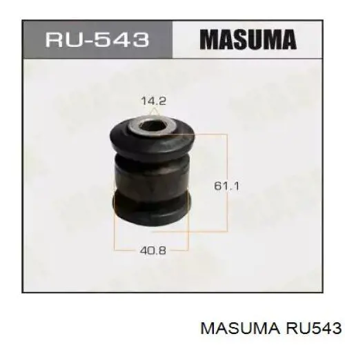 RU543 Masuma Сайлентблок переднього нижнього важеля