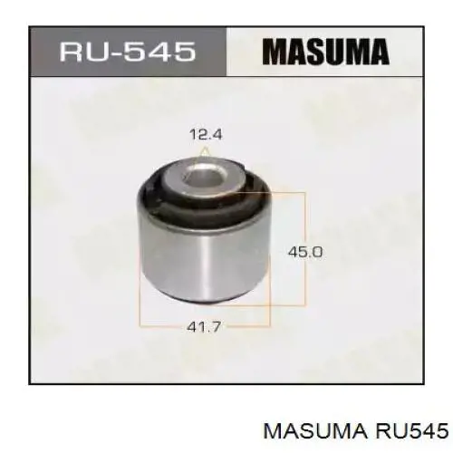 RU545 Masuma Сайлентблок тяги поперечної, задньої підвіски