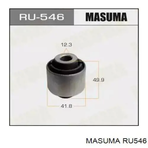 RU546 Masuma Сайлентблок заднього поперечного важеля, внутрішній