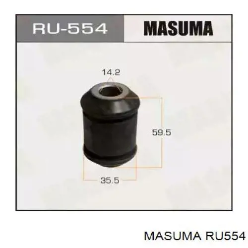 RU554 Masuma Сайлентблок переднього нижнього важеля