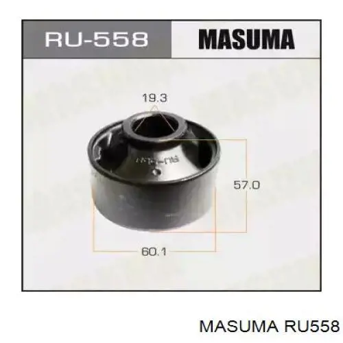 RU558 Masuma Сайлентблок переднього нижнього важеля
