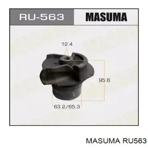 Сайлентблок задньої балки/підрамника Masuma RU563 ціна, від 19.94 USD