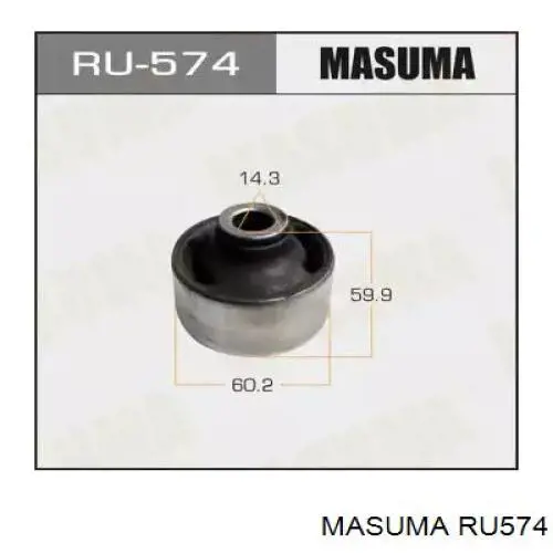 Сайлентблок переднього важеля RU574 Masuma