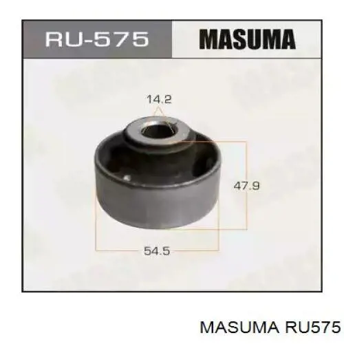 RU575 Masuma сайлентблок траверси кріплення переднього редуктора, передній