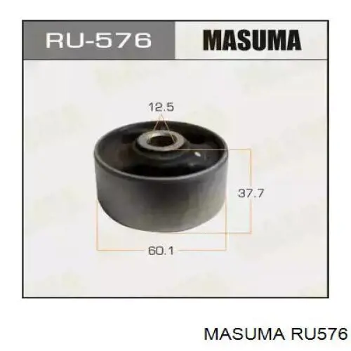 RU576 Masuma Сайлентблок траверси кріплення заднього редуктора, задній