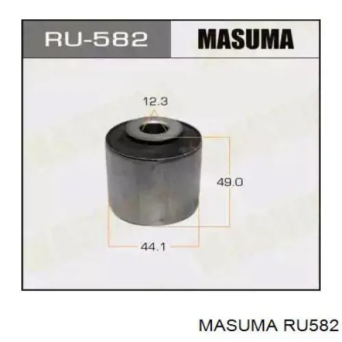 Сайлентблок нижнього важеля передньої підвіски Masuma RU582 ціна, від 6.93 USD