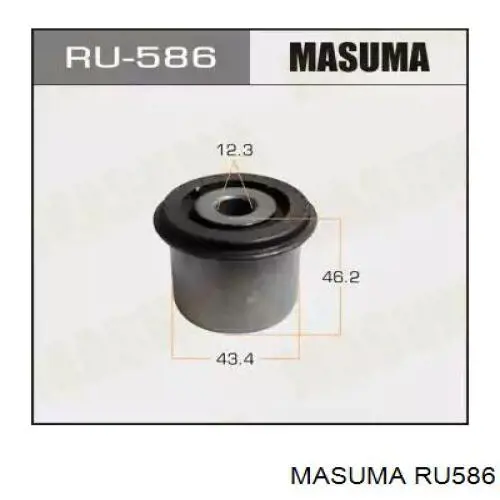 Сайлентблок цапфи задньої RU586 Masuma
