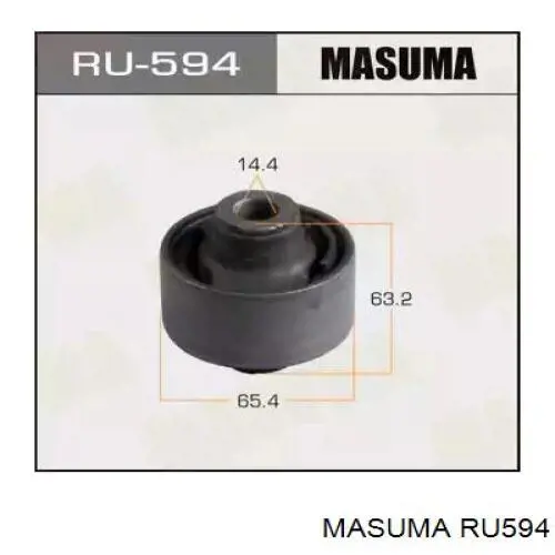 Сайлентблок нижнього важеля передньої підвіски Masuma RU594 ціна, від 10.06 USD