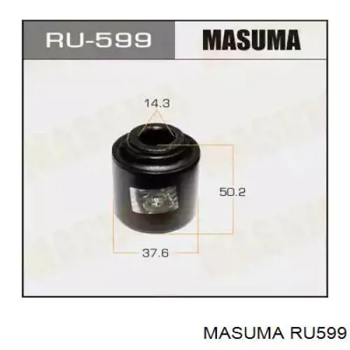 RU599 Masuma сайлентблок заднього верхнього важеля