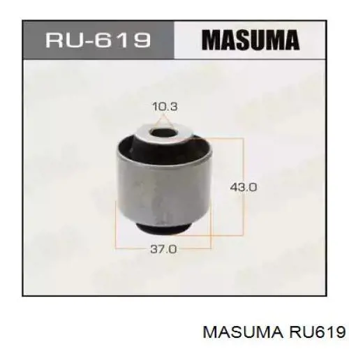 Купити RU619 Masuma Задні втулки амортізатора
