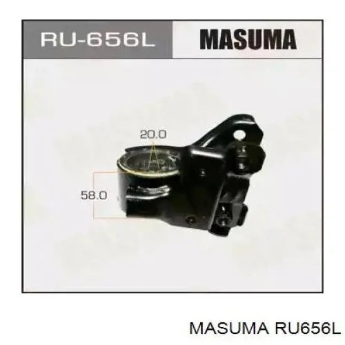 Сайлентблок нижнього важеля передньої підвіски Masuma RU656L ціна, від 27.08 USD