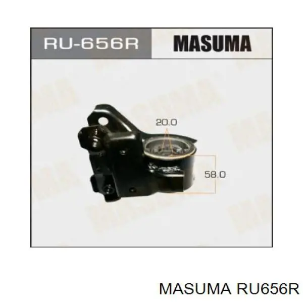 RU656R Masuma сайлентблок переднього нижнього важеля