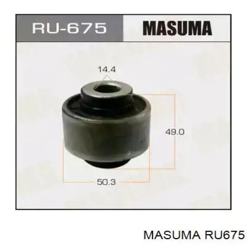 RU675 Masuma Сайлентблок переднього нижнього важеля