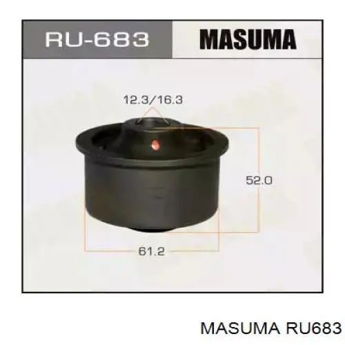 RU683 Masuma Сайлентблок переднього нижнього важеля