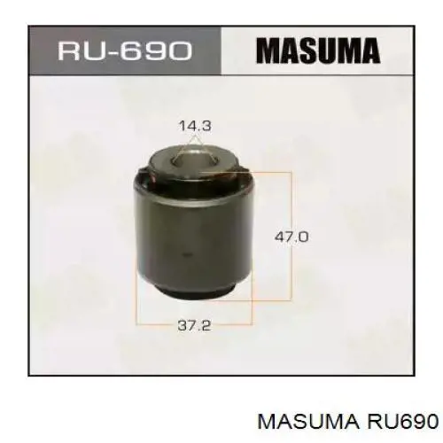 RU690 Masuma сайлентблок заднього верхнього важеля