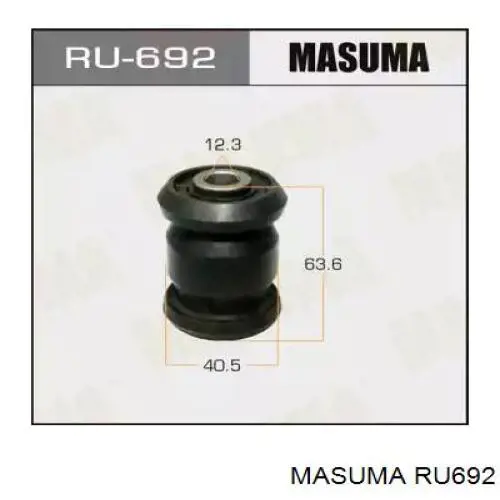 RU692 Masuma сайлентблок переднього нижнього важеля