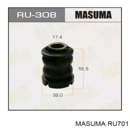 Втулка амортизатора заднього RU701 MASUMA