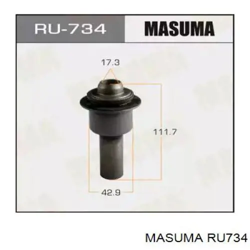 RU734 Masuma Подушка передньої балки
