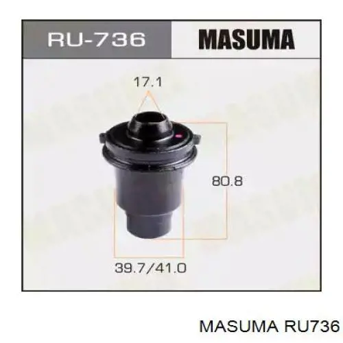 RU736 Masuma Подушка передньої балки