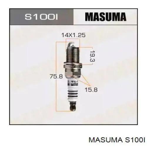 Свічки автомобільні Masuma S100I ціна, від 6.74 USD