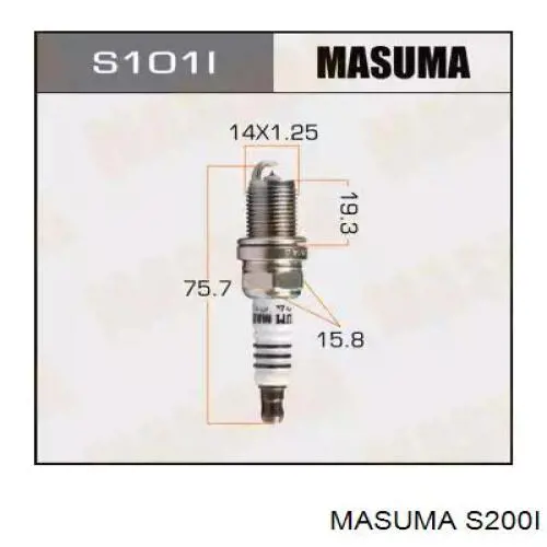 S200I Masuma свіча запалювання