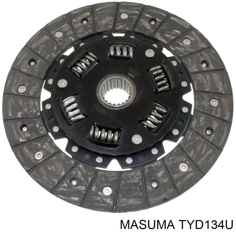 TYD134U Masuma диск зчеплення