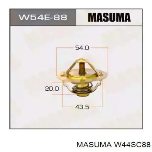 W44SC88 Masuma термостат
